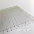 Panneau solaire transparent PC multicouche de 12 mm transparent